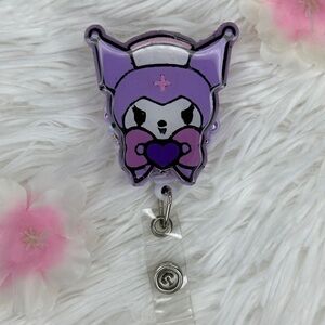 Sanrio Kuromi Badge Reel